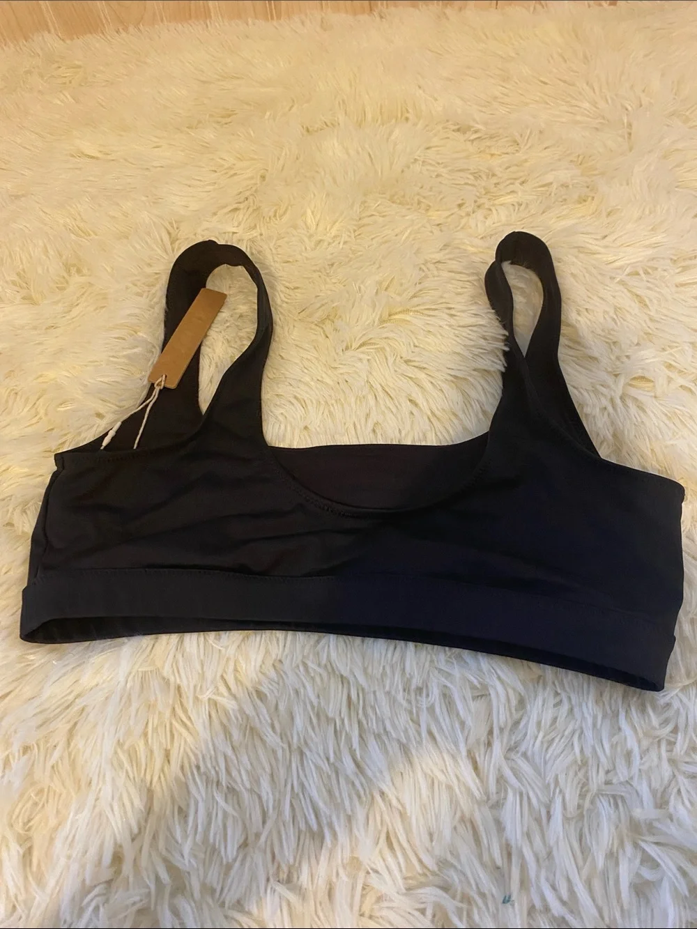 SKIMS NWT Black Swim Top